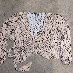 Fashion Nova Wrap Top